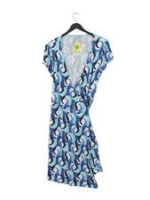 Boden Wrap Midi Dress UK14 in White