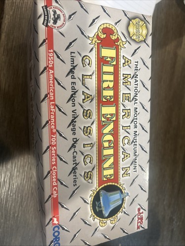 Corgi 1950s American LaFrance 700 Series Closed Cab Fire Truck 1:50 Scale