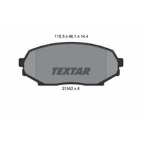 Textar BremsbeläGe Bremsbelegsatz Vorne FüR Mazda MX-5 I Isuzu Impulse