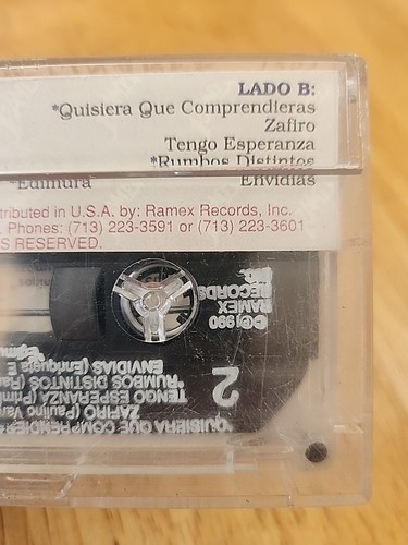 Los Cadetes De Linares – De Romance Con Los Cadetes De Linares Cassette 1990 - Foto 6 di 14