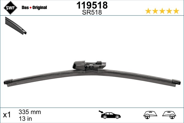 Swf 119518 Scheibenwischer FüR Vw Seat Skoda-image