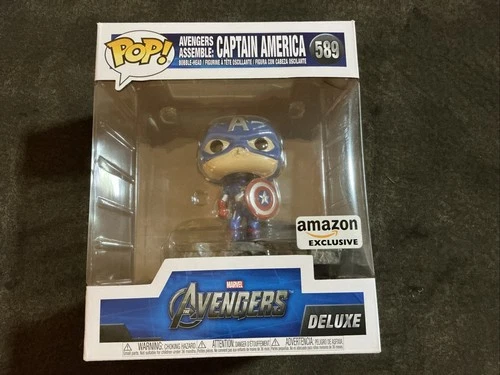 Funko Pop! Deluxe: Marvel - Avengers Assemble: Captain America - Amazon...