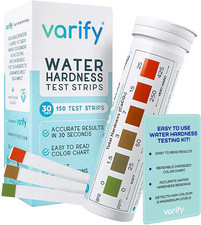Water Hardness Test Kit 150 Strips for Home Pool Spa Softener 0–425ppm Testing