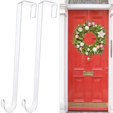 2 Pack Over The Door Mirro Hanger Hooks Adjustable Door Mirror Brackets