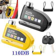 100-110DB Alarm Disc Lock Anti theft Brake Lock for Motorcycle Scooter Bike