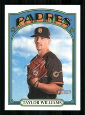 2021 Topps Heritage #369 Taylor Williams San Diego Padres TW5265