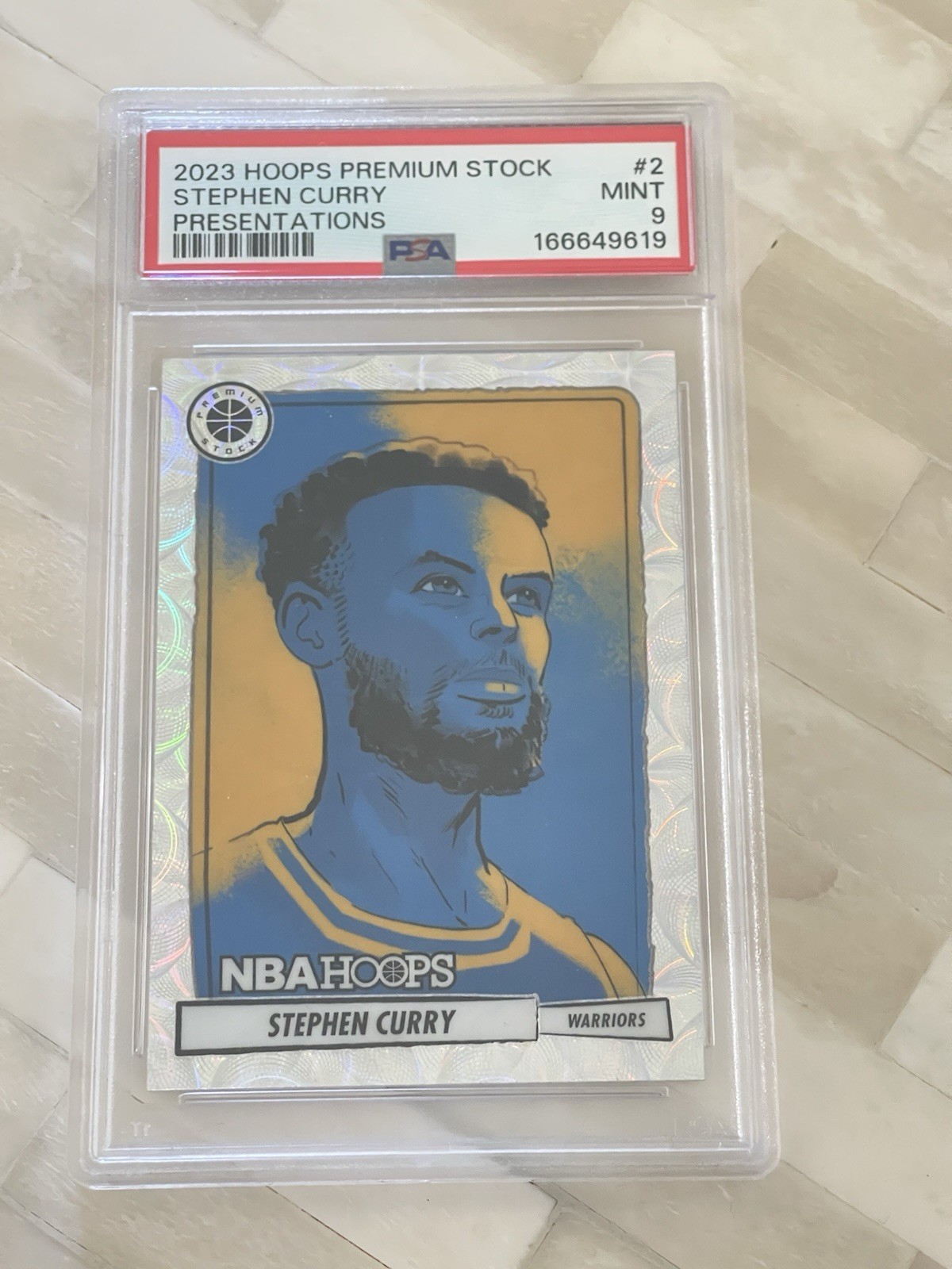 2023-24 Panini NBA Hoops Premium Stock - Presentations Stephen Curry #2 SSP