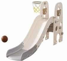 Romark Scivolo Bambini e Canestro Interno ed Esterno 2-7 Anni 180x79x100cm