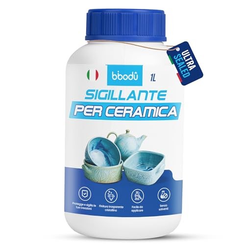 Sigillante Ceramica 1L: Proteggi i Vasi in Terracotta e Gesso in Casa