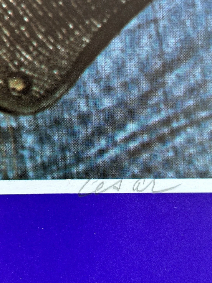 César Baldaccini (1921-1998) Rare Affiche Originale Signée Stylo de 1983 - Photo 3/4