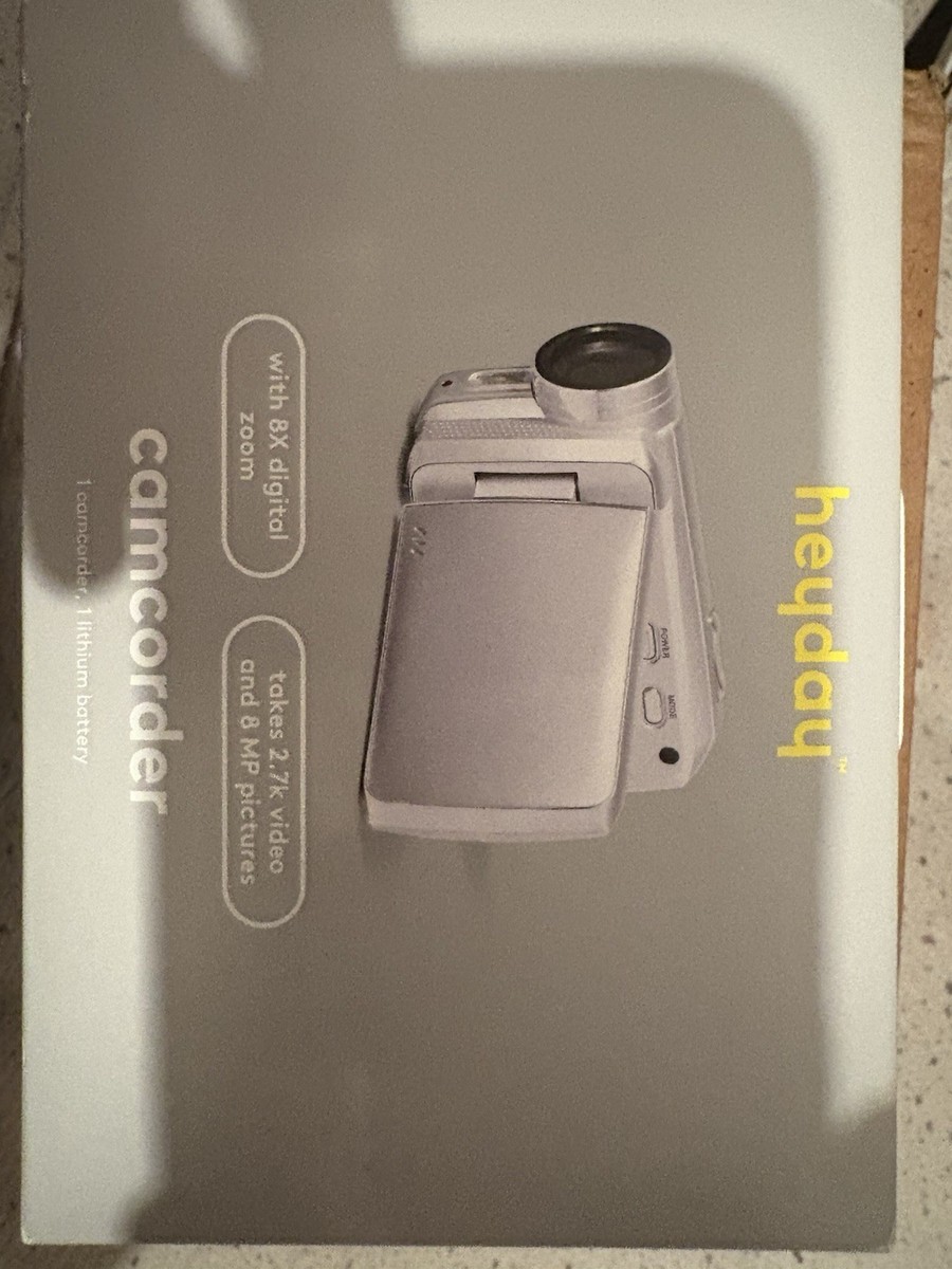 Heyday Camcorder 8x Digital Zoom 8MP Silver NEW | eBay