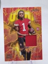 2024 Panini Absolute Xavier Worthy Rookie Force Jersey Relic Chiefs RC