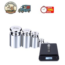 Versatile Calibration Weights Set 1g to 20g for Jewelry & Kitchen Precision