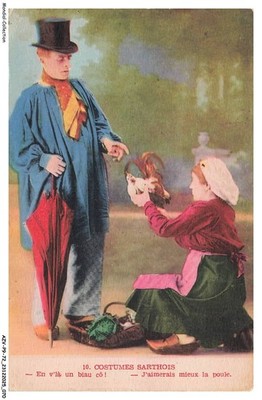 AZVP9-0886-72 - SARTHOIS COSTUMES - Here's a weiau co - I'd rather p