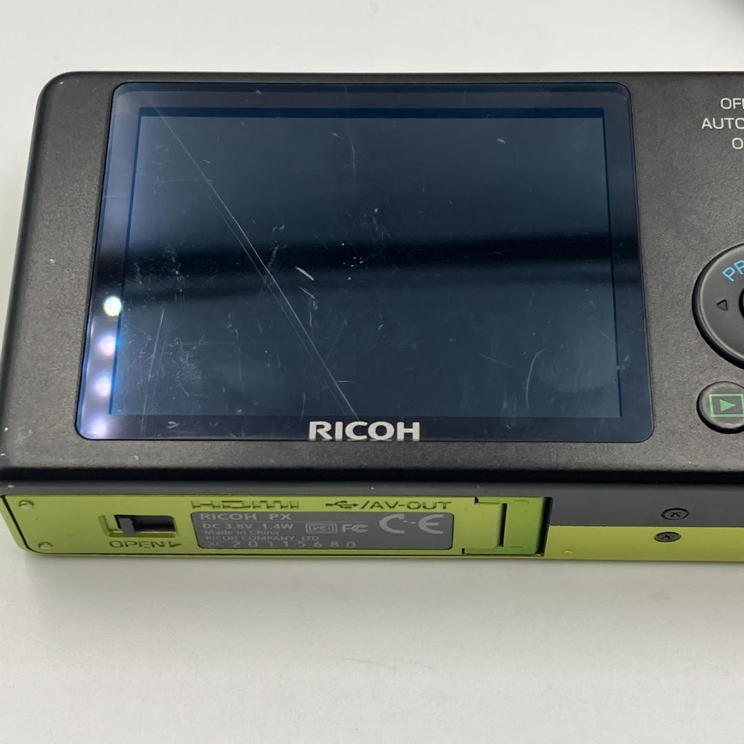 RICOH PX Waterproof Digital Camera Green Tested Basic Functions