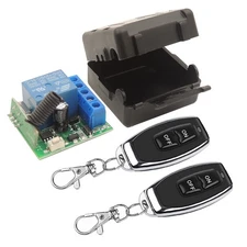 433Mhz Universal Wireless Remote Control Switch DC 12V 1CH RF Relay Receiver ...