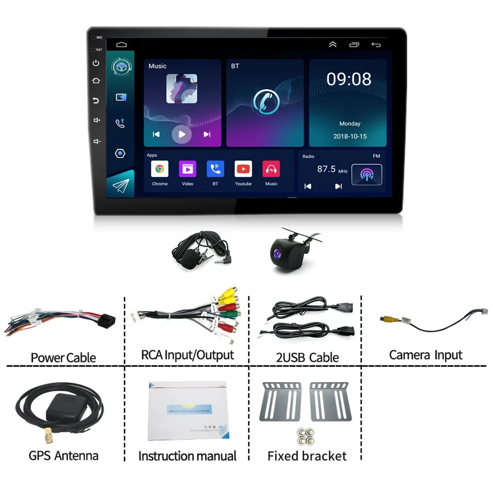 Radio estéreo GPS 4+64 GB para Chrysler 300 2005-2010 Android 13 CarPlay de 10,1"" Foto 2 de 4