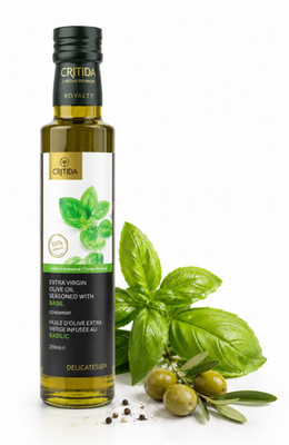 CRITIDA EVOO EXTRA-JUNGFRUHLOLIVÖL MIT OREGANO 250 ML GRIECHENLAND KRETA
