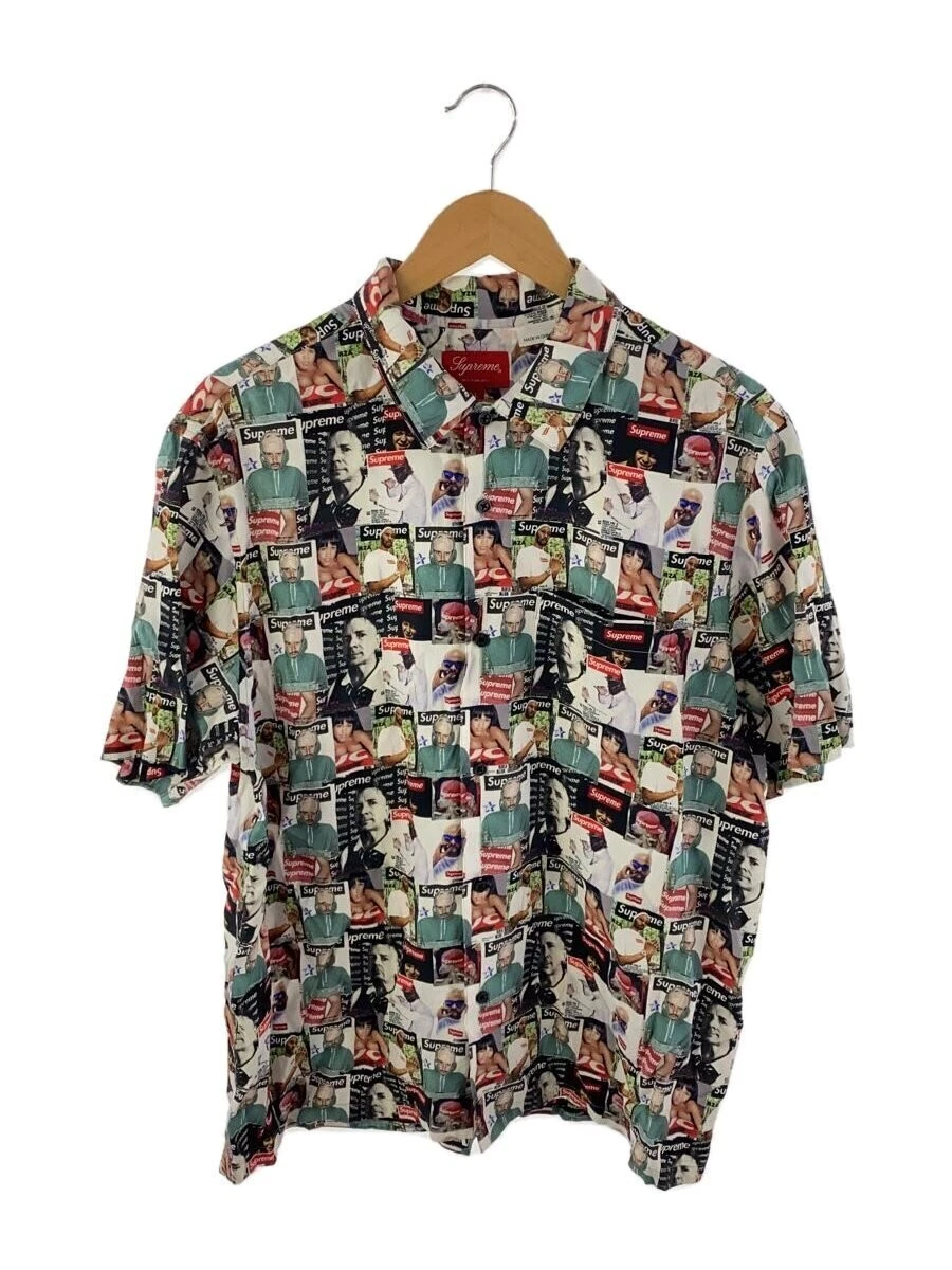 Chemise/chemise à manches courtes Supreme 23Ss Magazine/L/coton/vert