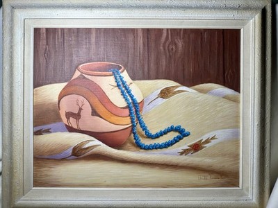 Claudia May Koonce-Hanson Original Oil Painting Southwestern Still Life