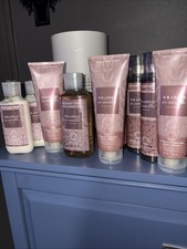 Bath  Body Works Wrapped in Vanilla 10 Pc Set Wash Lotion Mist Cream