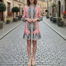 Zimmermann Dress Size 1 Small S 10 / US 6 The Moonshine Button Front Mini Party