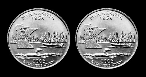 2005 P+D Minnesota State BU Washington Statehood Quarter Set ~ From US Mint Roll - Picture 1 of 2