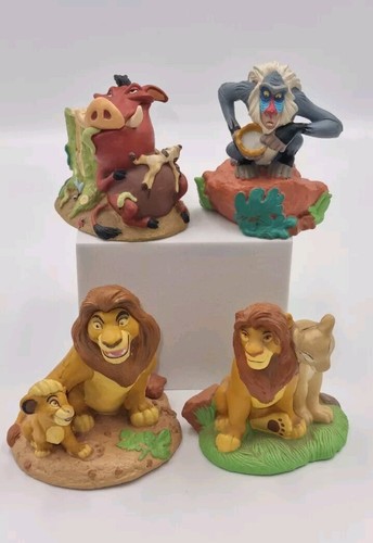 König der Löwen Vintage Disney Store Classics Figuren Konvolut X4 Simba Mufasa Rafiki +