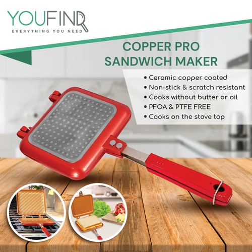 copper pro sandwich press