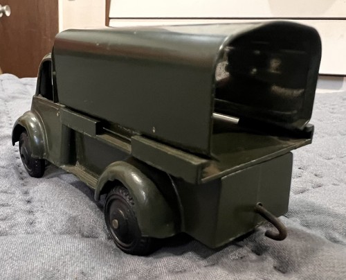 Dinky Minic Green Army Bedford überdachter LKW Made in England Metallspielzeug Fahrzeug - Bild 3 von 5