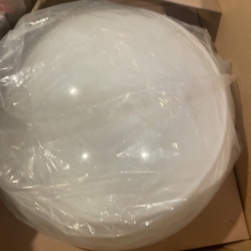 2007 HUNTER CEILING FAN WHITE 10 glass SCHOOLHOUSE GLOBE replacement 28552 NEW - Picture 7 of 12