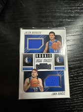 2018-19 Panini Contenders Luka Doncic/Jalen Brunson Rookie Dual Ticket Double