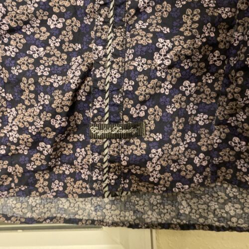 English Laundry Shirt Size L By Christopher Wicks Blue/Purple Floral - Picture 2 of 9