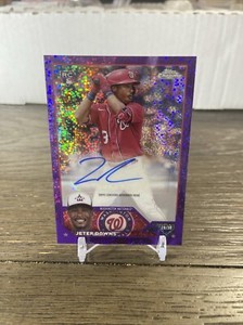 2023 Topps Chrome Jeter Downs RC Auto /299 Purple Speckle Refractor Autograph