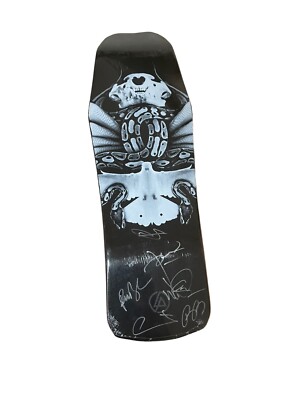 Linkin Park 直筆サイン デッキ スケートボード リンキンパーク Linkin Park Minutes To Midnight Skateboard Deck Signed Rare