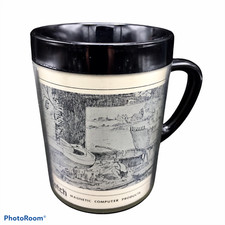 Vintage 3M Scotch Magnetic Computer Products Thermo Serv Mug Barrymore Engraving