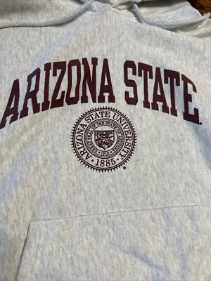 Vintage 90s Champion Reverse Weave Hoodie Arizona University State