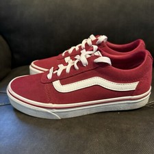 NEW Vans Classic Maddie Low-Top Suede Sneaker Womens Mulberry Wine Sz 6.5