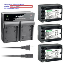 Kastar Battery LCD Rapid Charger for Panasonic VW-VBT190 VBT190 VW-VBT380 VBT380