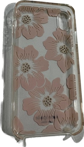 Kate Spade Hardshell Cover For Apple iPhone X, Xs - Hollyhock w/ Rhinestones - Picture 3 of 6