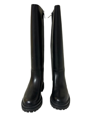 Michael Michael Kors Regan Stiefel Schwarz Leder Größe 6 Damen - Bild 5 von 12