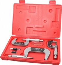0 to 3" Range, 3 Piece Mechanical Outside Micrometer Set 0.0001" Graduation, ...