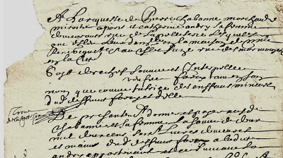 1680 Bedeutung Kaufmann Spiegel in Paris CHABANNE ANDRY gegen Witwe FAREY