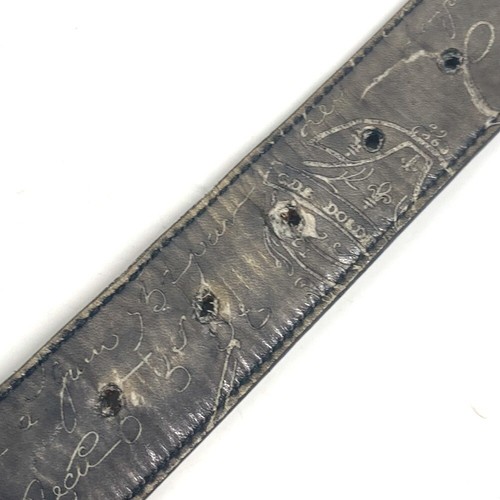 Berluti reversible calligraphic logo Accessories belt Leather Beige - Picture 12 of 12