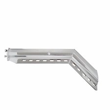 45 Angled Mud Flap Hanger - 1 18 Bolt Pattern - 30 Chrome