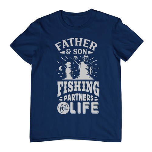 Father and Son Fishing Adventure t-shirt - Funny and Heartwarming! 100% Cotton, - Picture 13 of 90