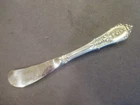 Rose Point by Wallace Flat Handle Butter Spreader 6" Wallace Sterling Knife