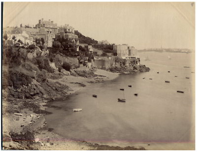 F. Berillon, France, Biarritz vintage albuen print, Tirage albuiné