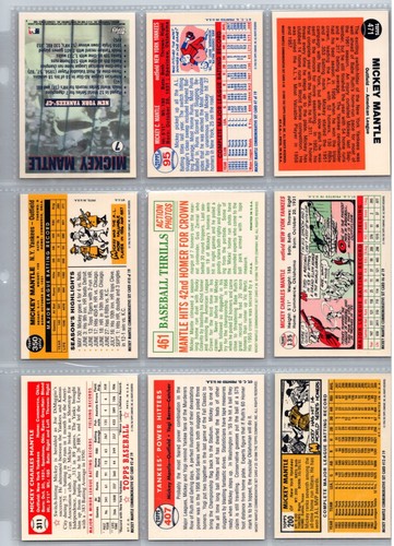 (13) Card Topps 1997 Mickey Mantle Commemorative Reprint Set Yankees - Picture 4 of 4