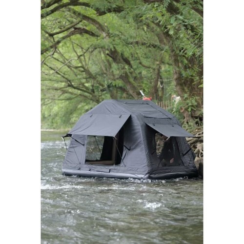 Faltbares 2-3 Personen Amphibien Aufblasbares Auto Dachzelt für Camping Outdoor - Bild 27 von 53